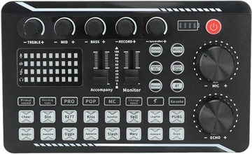 Звуковой микшер, двухканальная звуковая карта USB
