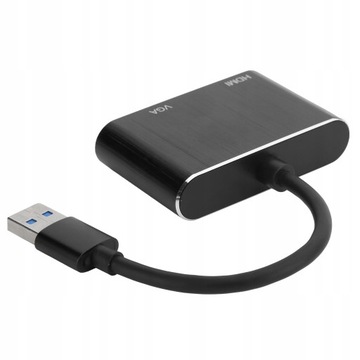 Адаптер USB3.0 — VGA/HDMI Преобразователь питания