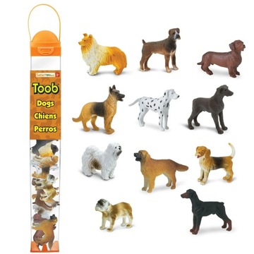 Zestaw Figurek w Tubie TOOB Safari Ltd. - Psy 11 szt.