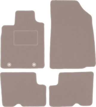 Velurové autokoberce: Dacia Sandero I hatchback, Stepway (2008-20)
