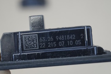 LAMPA PODSVÍCENÍ TABULKY SPZ BMW G30 17-23R 9481842