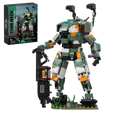 Moc BT-7274 Vanguard-class Titan Model from Titanfall 1057 Pieces Mech Warr