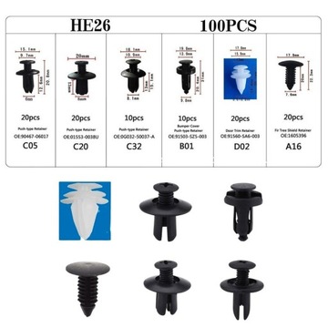 НАБОР АВТОМОБИЛЬНЫХ ЗАПОНОК АВТОМОБИЛЬНЫЕ Запонки Булавки Автомобильные зажимы Обивка