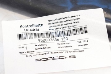 KOTOUČ BRZDOVÁ PORSCHE 911 997 2005 2009 ORIGINÁLNÍ 95B8076861E0