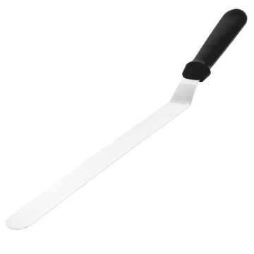 Szpatułka cukiernicza do ciast - wygięta, 42 cm