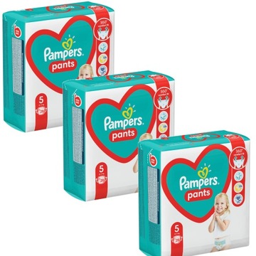 PAMPERS Pieluchomajtki PANTS 5 pieluszki 84 szt