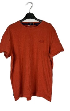 Superdry Pomarańczowy T-Shirt Męski XL 42