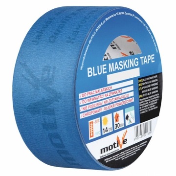 Taśma malarksa niebieska BLUE MASKING TAPE 25x50mb