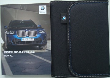 BMW X3 G01 od 2021- Polska instrukcja obsługi 2021 rok +ETUI BMW oryginał