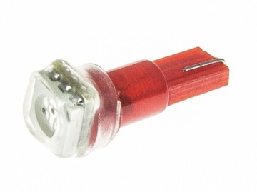 Żarówka LED T5 R5 W1,2W W2W 24V DC 5mm Czerwony