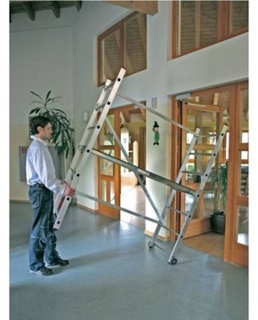 Алюминиевые леса Krause Corda Mini для лестниц