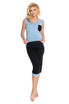 0177 БРЮКИ ДЛЯ КОРМЯЩИХ ПИЖАМ С ВСТАВКАМИ S/M
