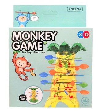 GRA ZRĘCZNOŚCIOWA RODZINNA SPADAJĄCE MAŁPKI BIERKI