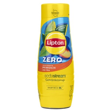3x SODASTREAM СИРОП LIPTON ICE TEA PEACH ZERO 440 мл ДЛЯ САТУРАТОРА