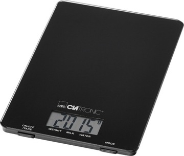 CLATRONIC ELEKTRONICZNA WAGA KUCHENNA DO KUCHNI LCD 5kg 1gr