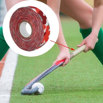 Лента тканевая хоккейная, 2,5 см х 25 м, красная, камуфляж