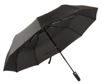 PARASOL PARASOLKA SKŁADANA AUTOMAT CZARNY UNISEX