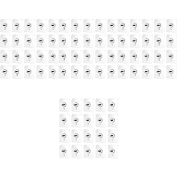 Прозрачные клейкие крючки, чтобы повесить винт без следов.