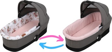 BABYMAM ЖЕСТКАЯ ДВУХСТОРОННЯЯ ВСТАВКА ДЛЯ КОЛЯСКИ НА МОЛНИИ