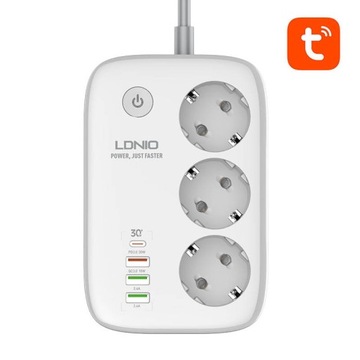 УТЕПЛИТЕЛЬ ИНТЕЛЛЕКТУАЛЬНОЙ СЕТИ LDNIO УДЛИНИТЕЛЬ WI-FI TUYA 2М