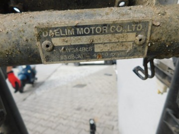 DAELIM S2 125 РАМКА ДЛЯ ДОКУМЕНТОВ 2006.