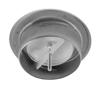 МЕТАЛЛИЧЕСКИЙ АНЕМОСТАТ С ВЫХЛОПНОЙ РАМОЙ EV 125 С КОНИЧЕСКИМ ФИЛЬТРОМ