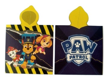 Ponczo ręcznik z kapturem PSI PATROL 115 x 50 cm