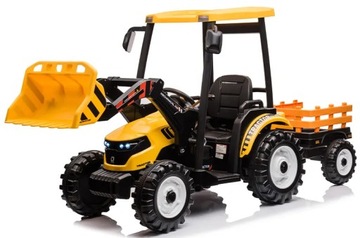 ТРАКТОР С АККУМУЛЯТОРОМ 24В7Ач ДИСТАНЦИОННЫЙ 400ВТ 24В КОВШ ПРИЦЕП USB ФАРЫ