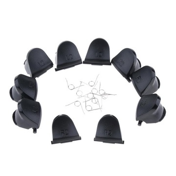 Пружинная кнопка MagiDeal 5 пар L2 R2 для 4 контроллеров PS4