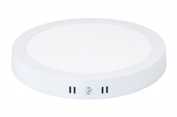 Panel LED plafon okrągły natynkowy 18W CCD