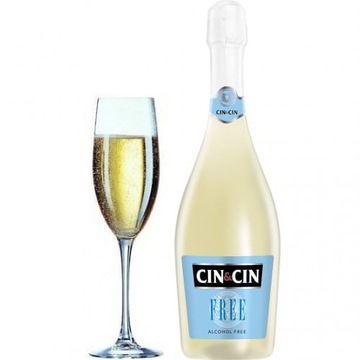 CIN CIN FREE - wino bezalkoholowe musujące słodkie