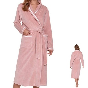 SZLAFROK DAMSKI DOCTOR NAP 1078 L / 40 Różowy