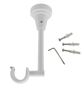 ПОТОЛОЧНЫЙ КАРДИН БЕЛЫЙ 19мм LUNA 280см тихий