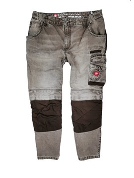ENGELBERT STRAUSS Denim Spodnie Męskie Robocze Szare 54