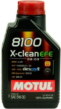 Olej 5W30 1L MOTUL 8100 X-Clean EFE VW 505 01
