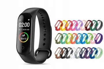 SMARTBAND DO Mi BAND M4 SMARTWATCH + JEDNA OPASKA