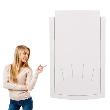 dzwonek do drzwi Gong dwutonowy FORTE Biały 230 V GNS-223