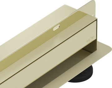 MEXEN FLAT WALL ODPŁYW LINIOWY ŚCIENNY 80 CM ZŁOTY