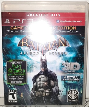 BATMAN ARKHAM ASYLUM SONY PS3