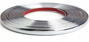 ХРОМИРОВАННАЯ ДЕКОРАТИВНАЯ ЛЕНТА С КЛЕЙКОЙ ЛЕНТОЙ 30мм х 7,5м