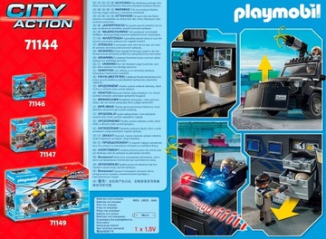 PLAYMOBIL 71144 ВНЕДОРОЖНИК SWAT UNIT