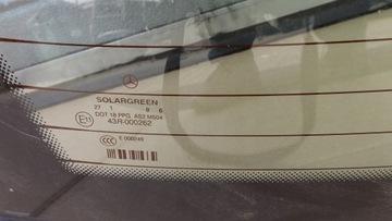 MERCEDES S TŘÍDA W221 SKLO (OKNO) ZADNÍ