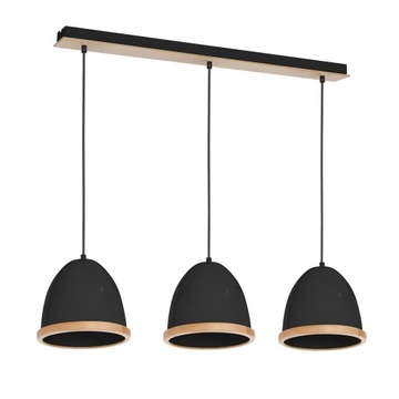 Milagro Lampa wisząca STUDIO BLACK 3xE27