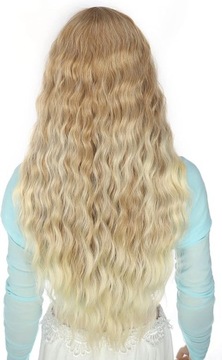 Женский парик, синтетические волосы, длинный светлый парик, волны, мягкий