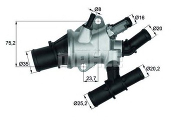 BEHR TERMOSTAT FIAT 88C 1,9JTD