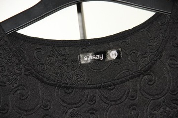 sinsay czarna sukienka 38 m s