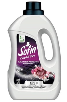 Sofin płyn do prania ubrania ciemne i czarne 1,5l mocny wydajny 30 prań