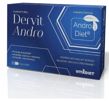 DERVIT ANDRO ŁYSIENIE ANDROGENOWE + POROST WŁOSÓW