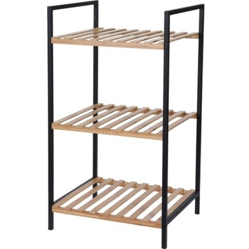 REGAŁ ŁAZIENKOWY bambusowy 3 półki stylowy wys70cm