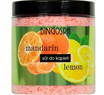 Bingospa 900 g sól do kąpieli mandarynka cytryna